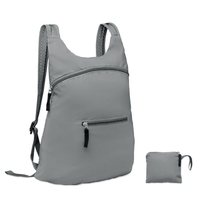Sac de sport réfléchissant personnalisable DESTELLO silver mate